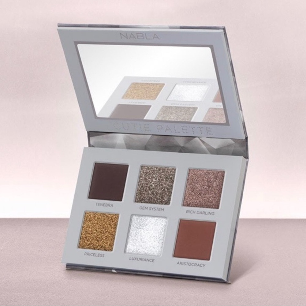 VAULTED ~ Nabla Cosmetics ~ ‘PLATINUM NO. 3’ Cutie Palette Eyeshadow Palette NIB